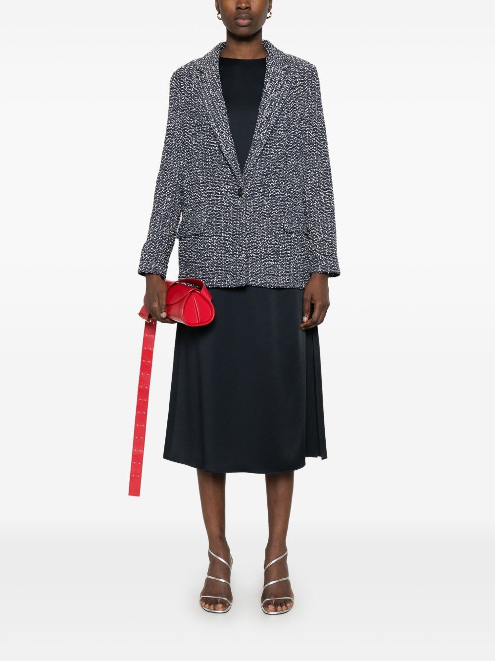 bouclé blazer - 2