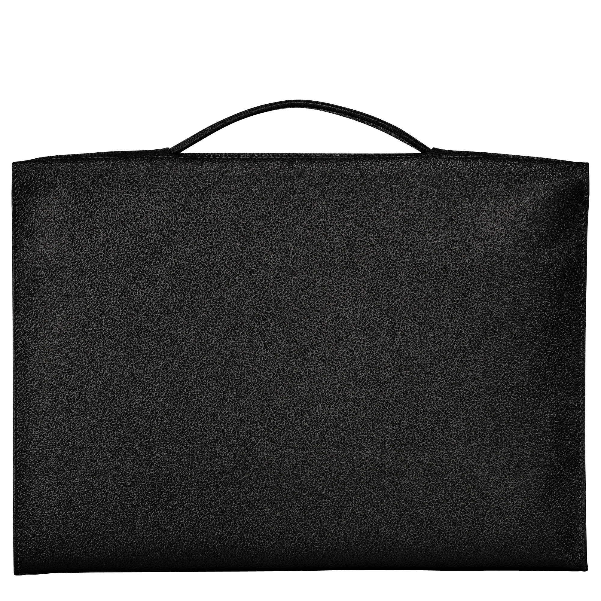 Le Foulonné S Briefcase Black - Leather - 4