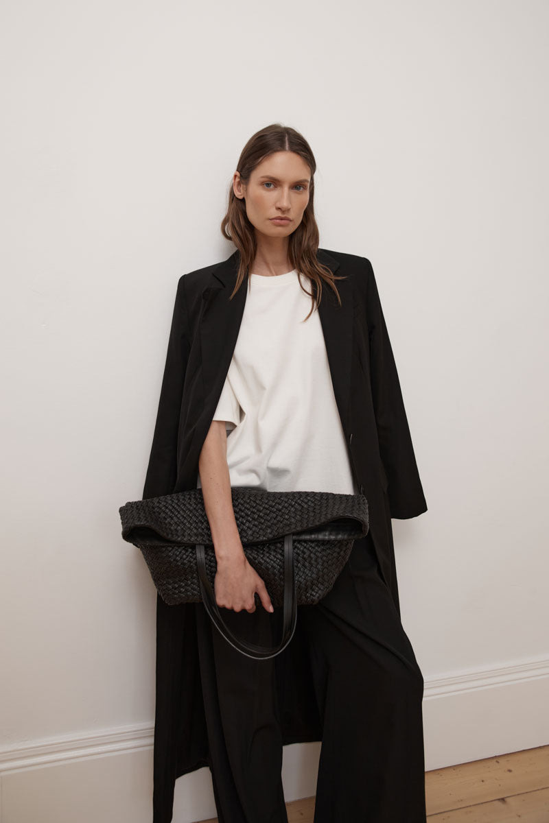 Tailored Maxi Coat - Black - 9