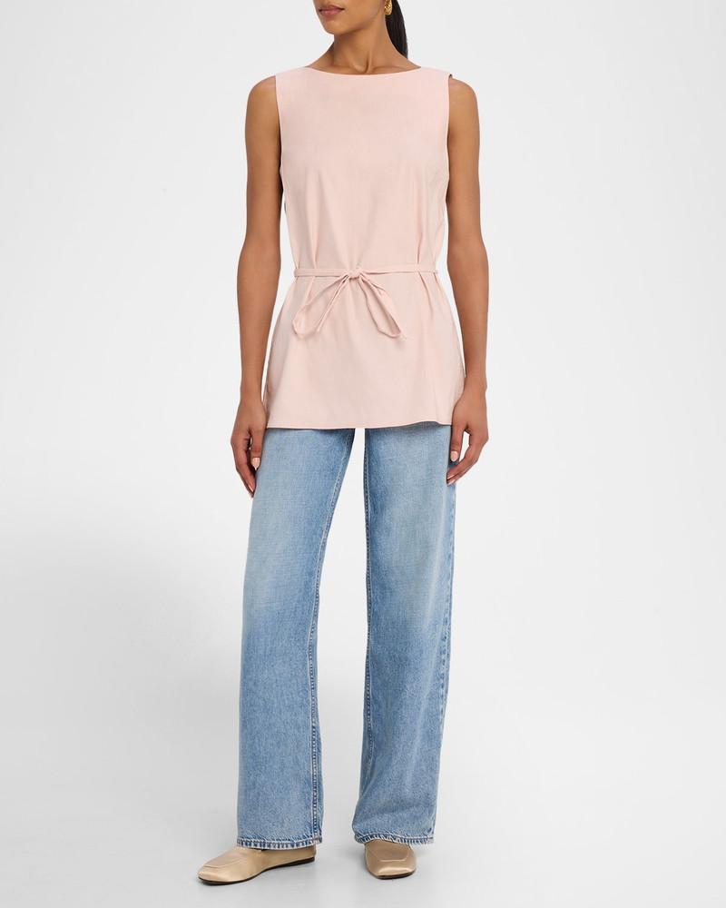 rag & bone Holland Belted Linen Tunic Top outlook