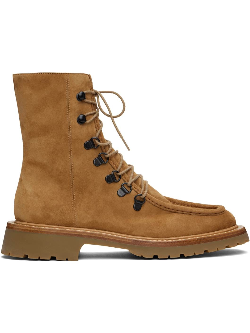 Tan College Boots - 1