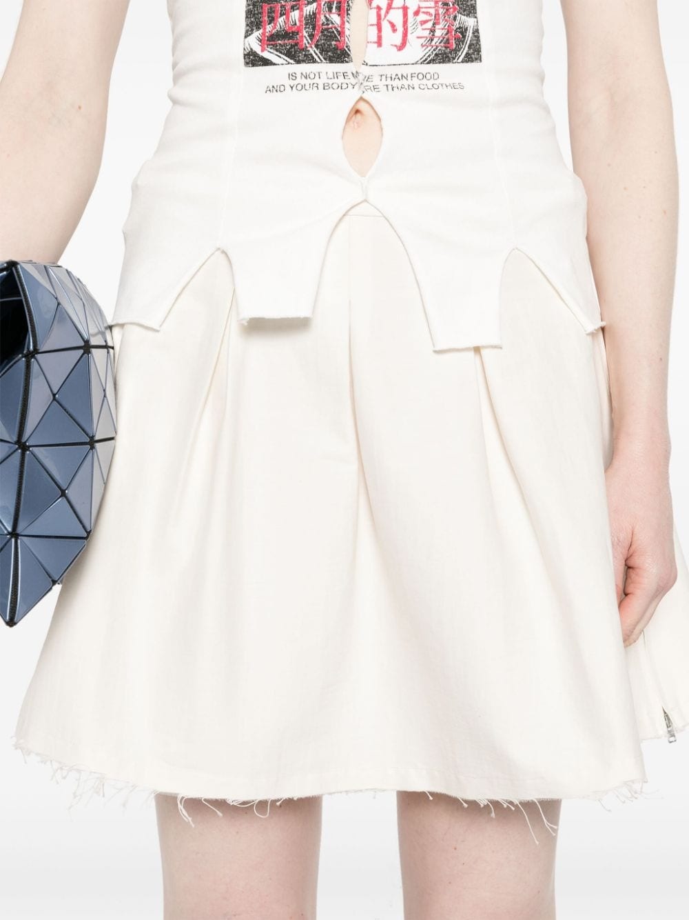 Object pleated mini skirt - 5