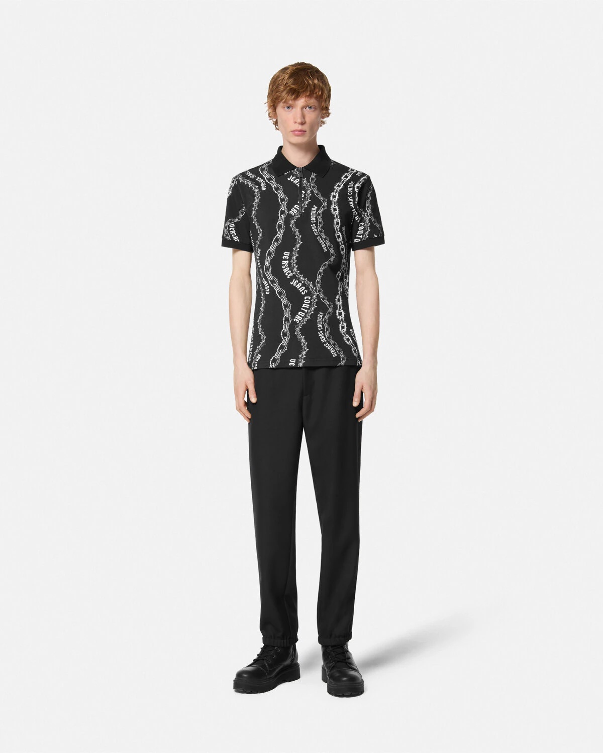 Chain Couture Slim-Fit Polo Shirt - 2