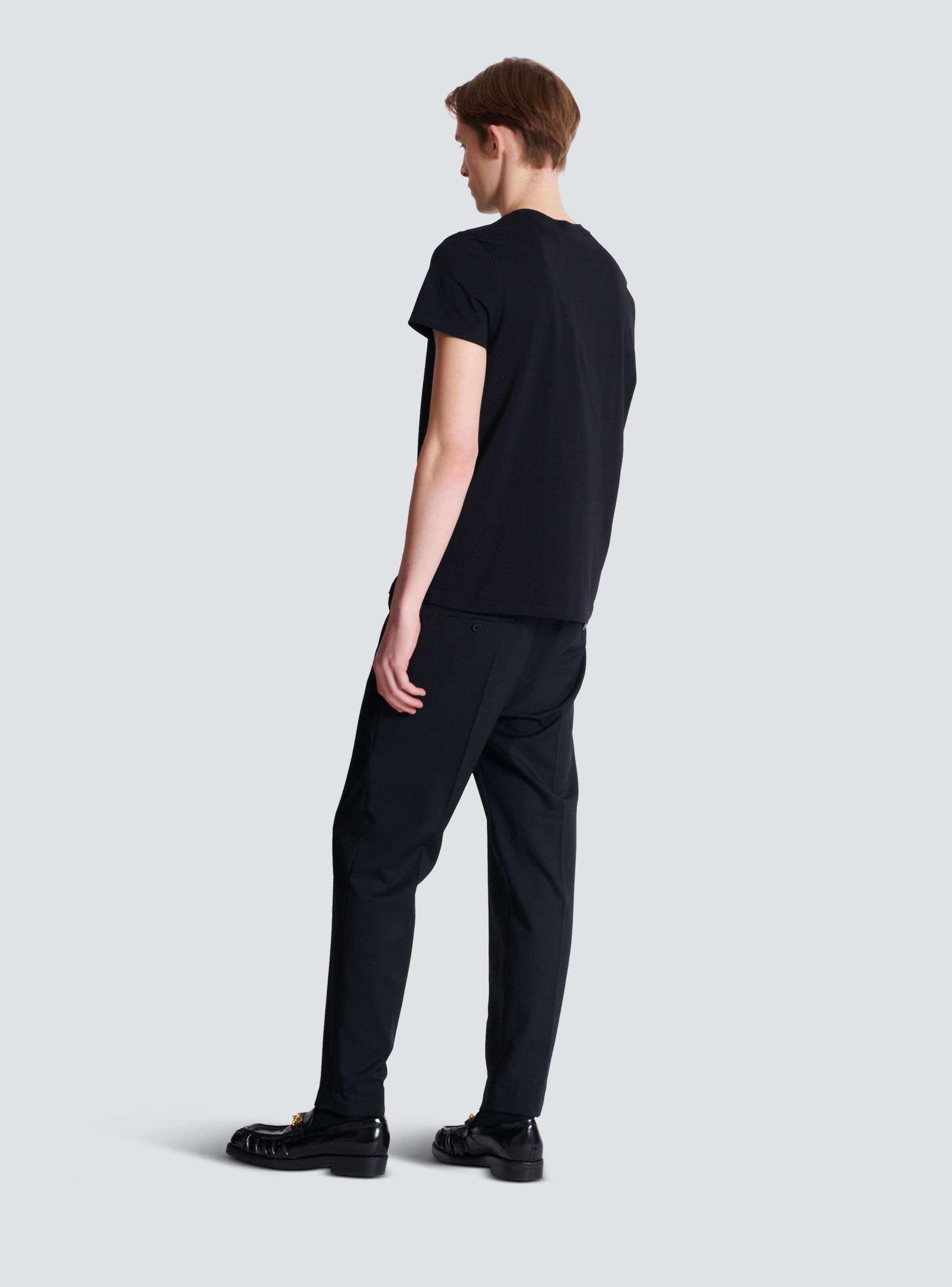 Balmain Chaînes Logo printed T-shirt - 4