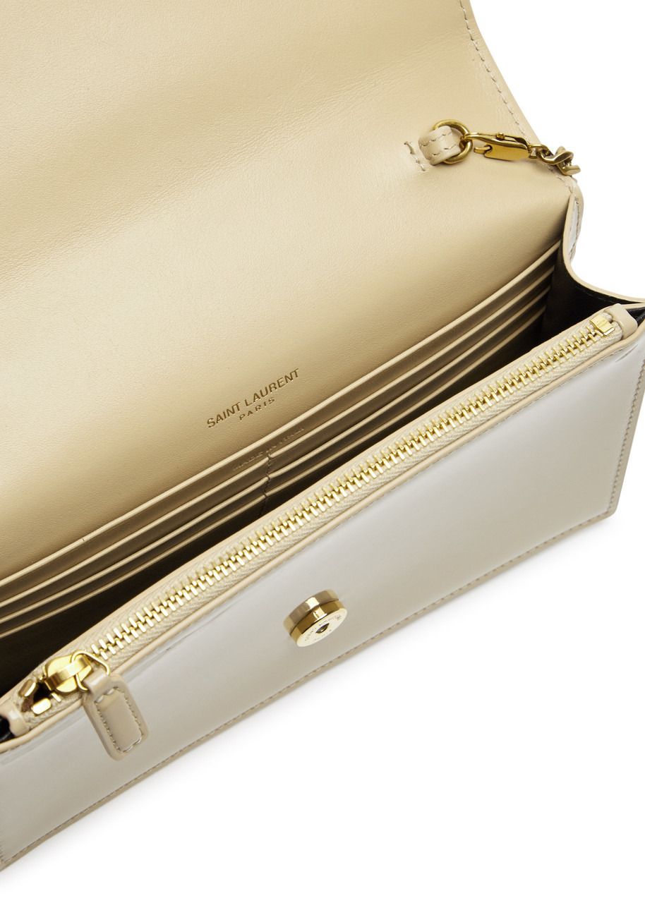 Kate patent leather wallet-on-chain - 4