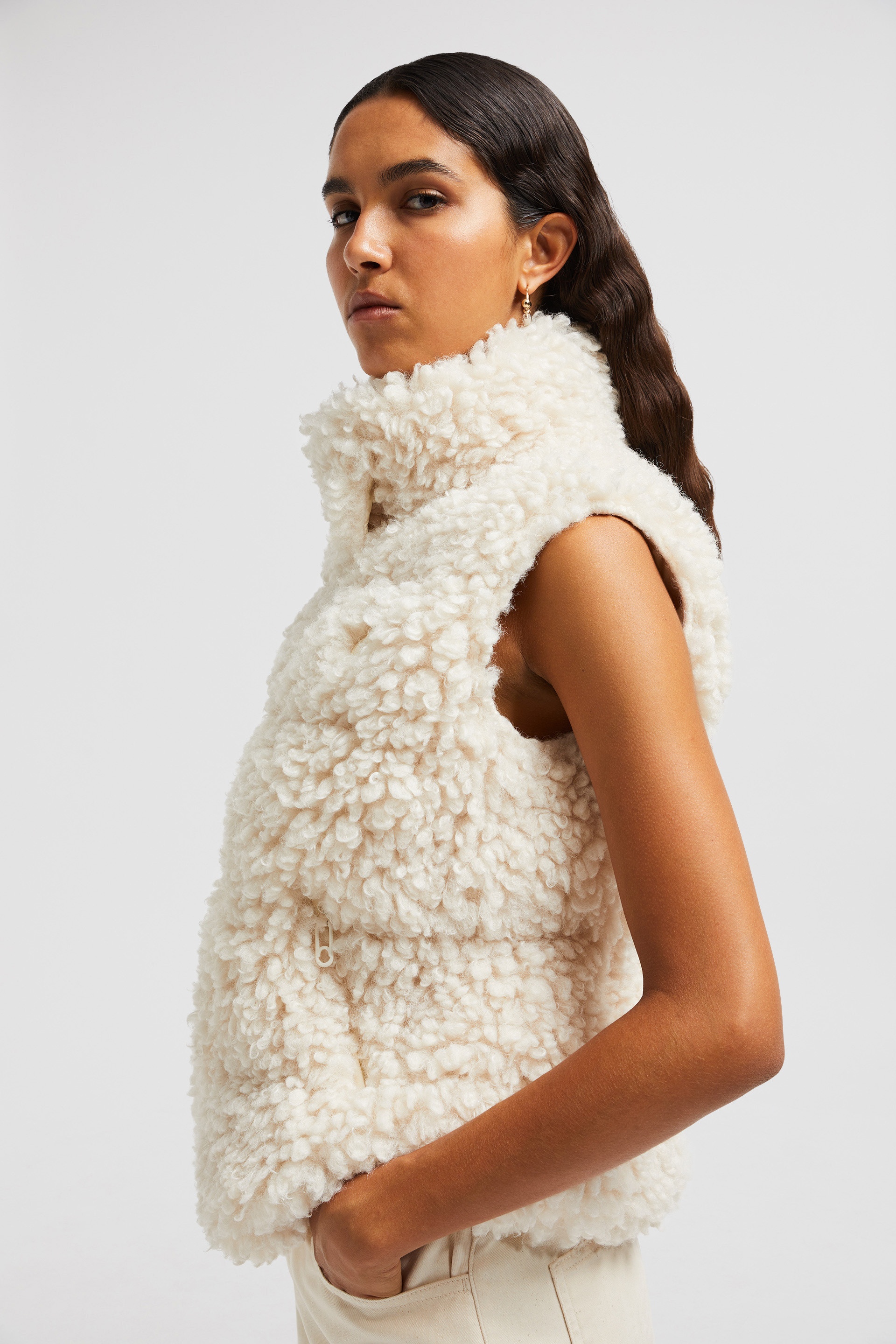 Wourl Teddy Down Vest - 4