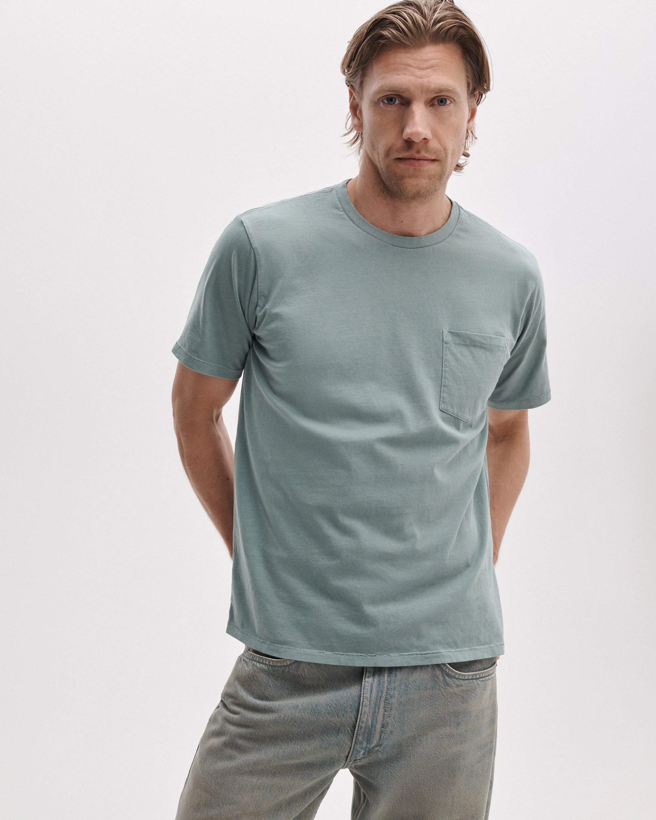 Garment-Dyed Pocket Tee - 1