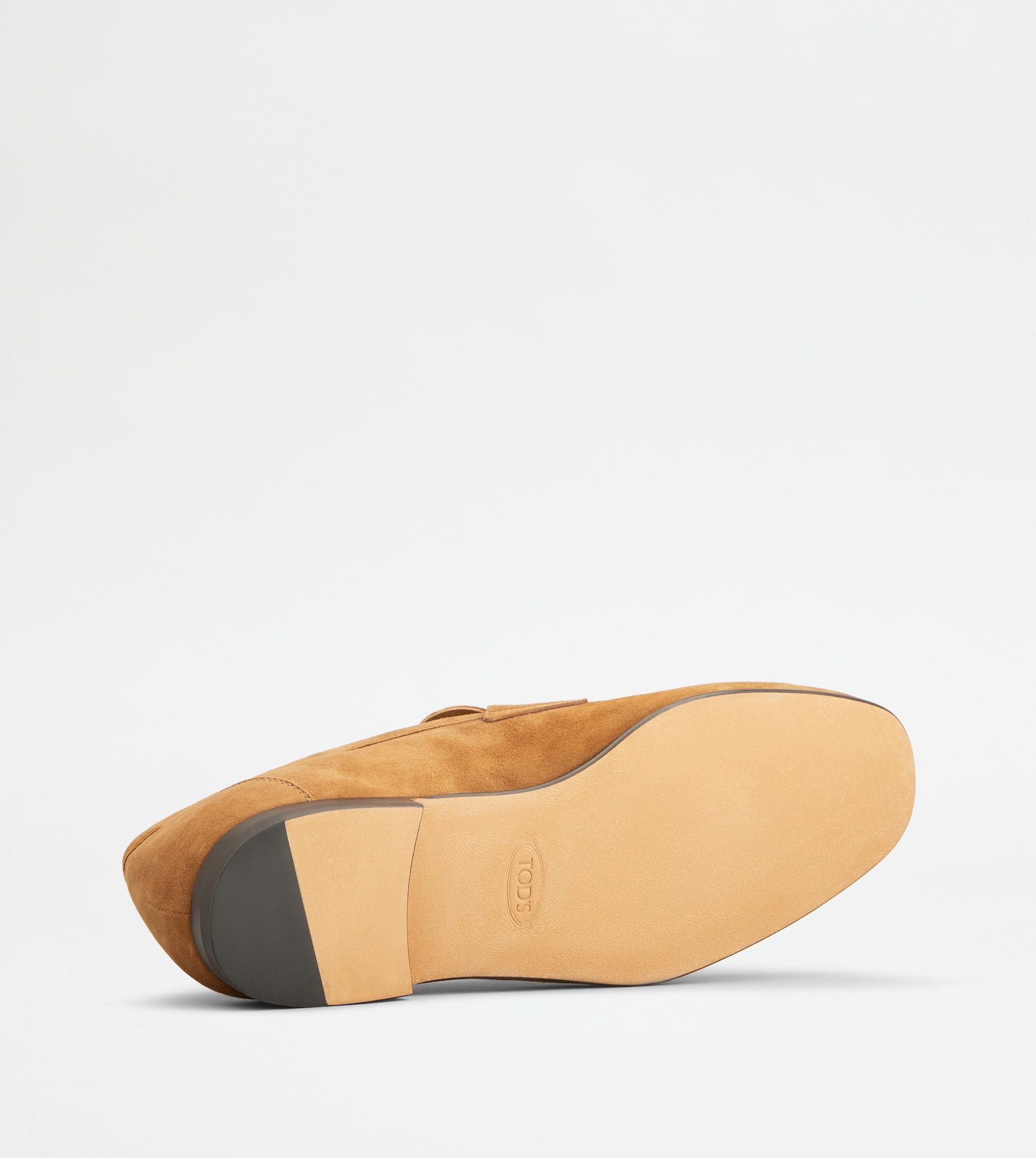 LOAFERS IN SUEDE - BROWN - 4