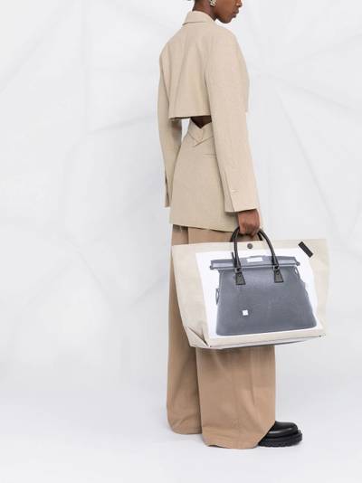 Maison Margiela graphic-print tote bag outlook