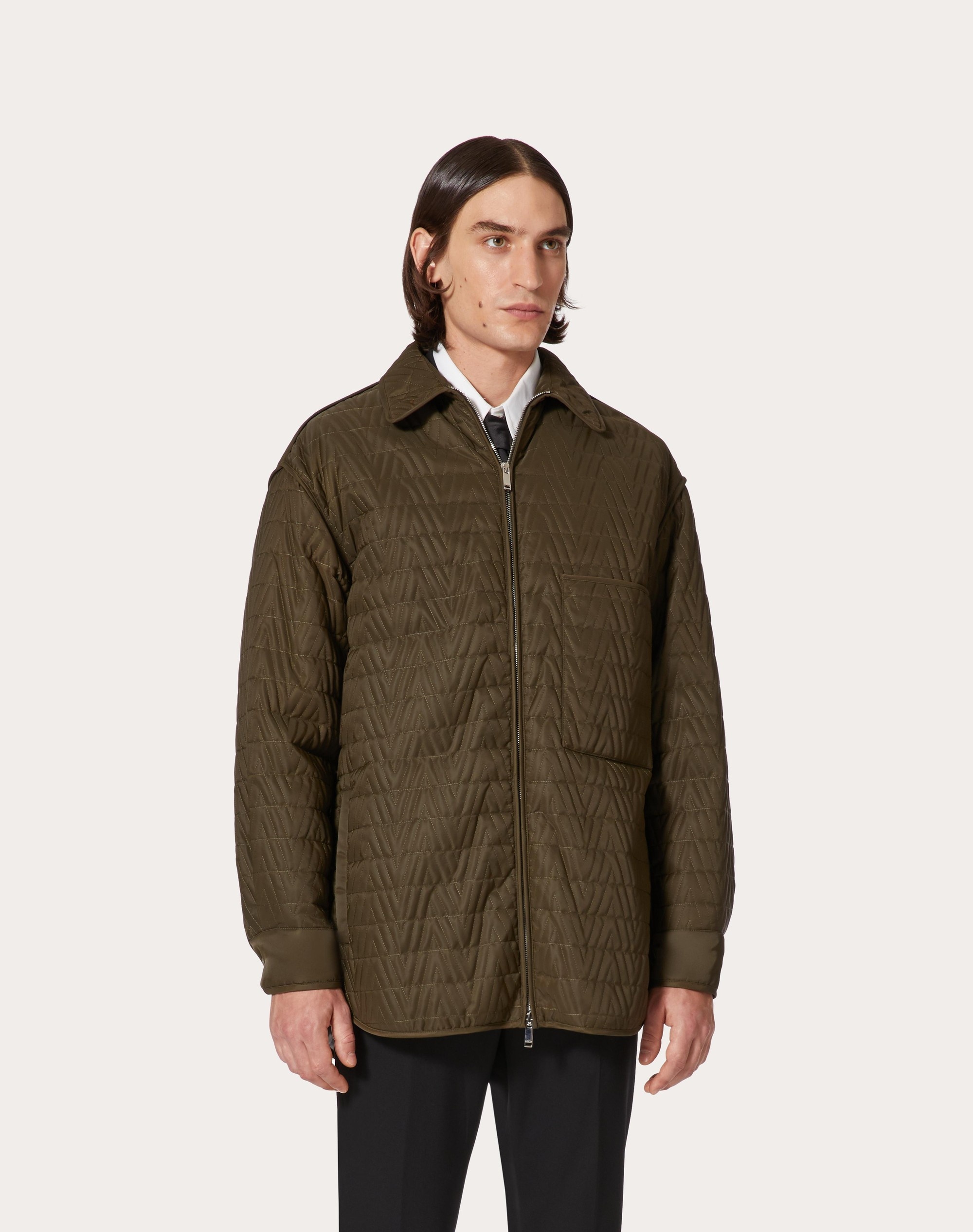 QUILTED NYLON OVERSHIRT - 3