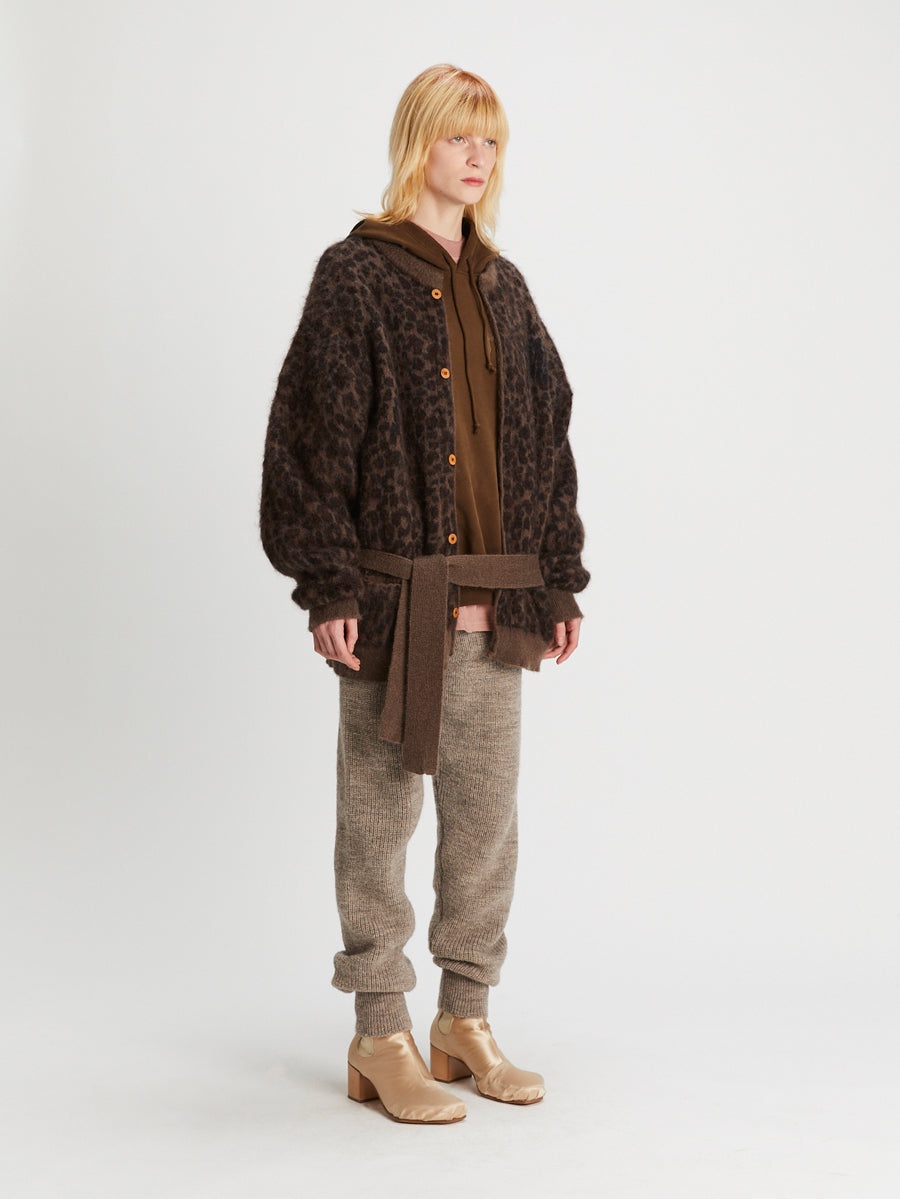 Stray Cardigan Brown Black Pois - 3