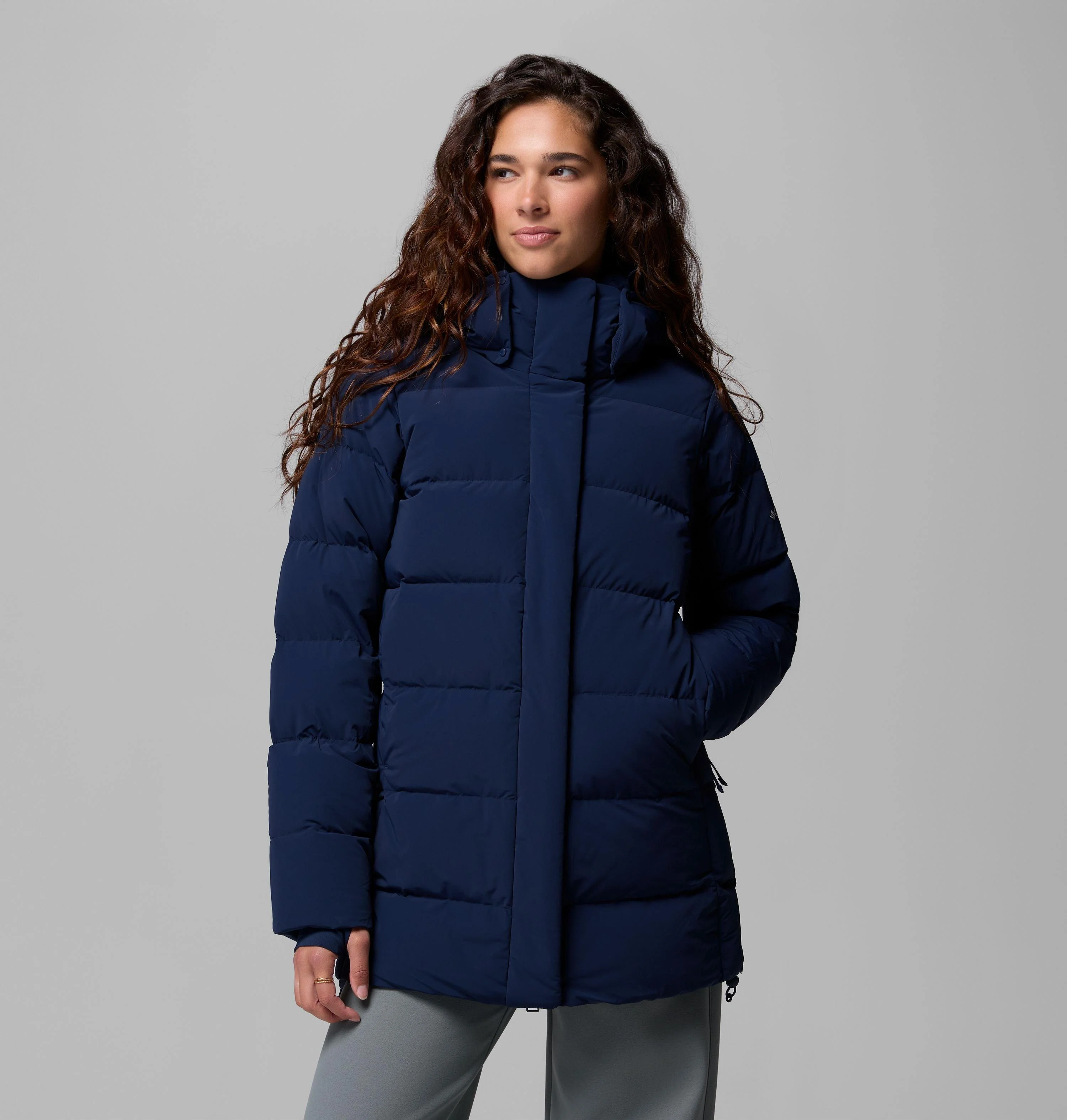 Women's Amaze Puff Mid Hooded Jacket - 1