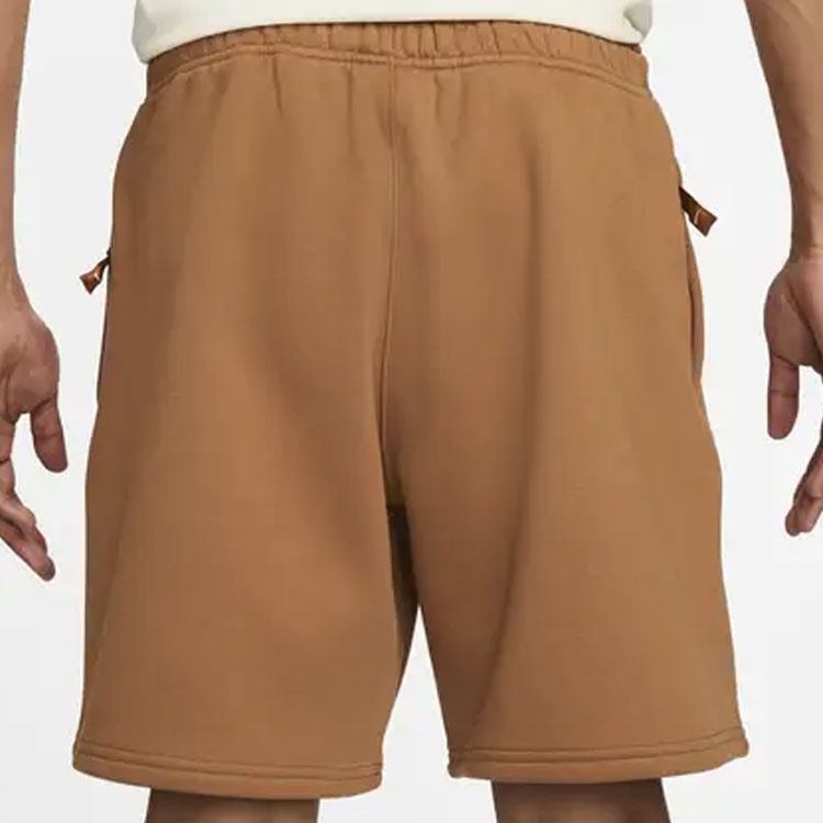 Nike NRG Solo Swoosh Fleece Shorts 'Brown' DV3055-270 - 4