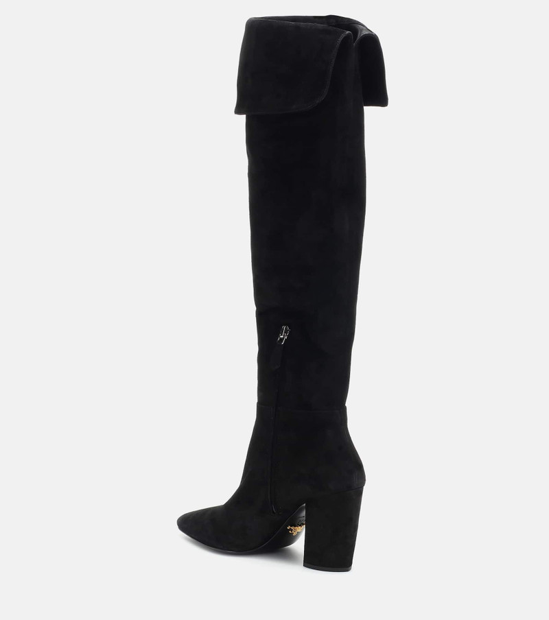 Prada Suede over-the-knee boots outlook