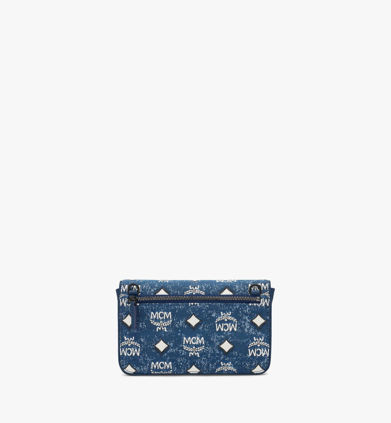 Aren Camera Bag in Vintage Denim Jacquard 5