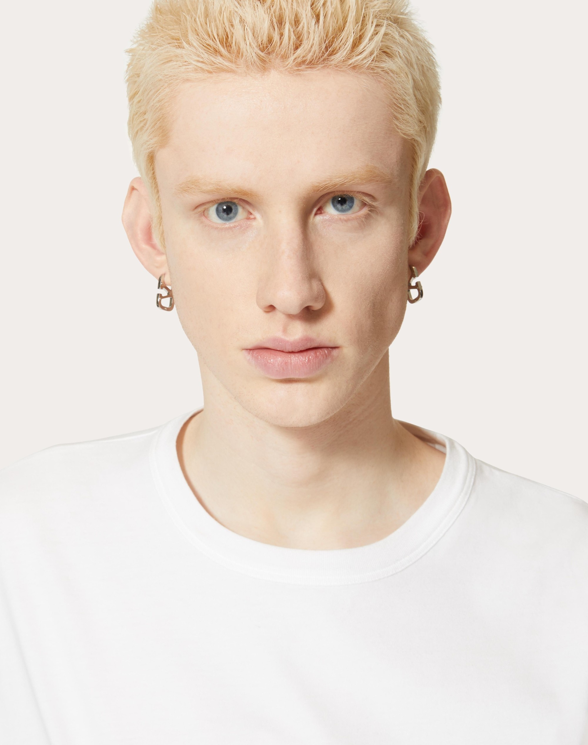 VLOGO TYPE METAL EARRINGS - 4