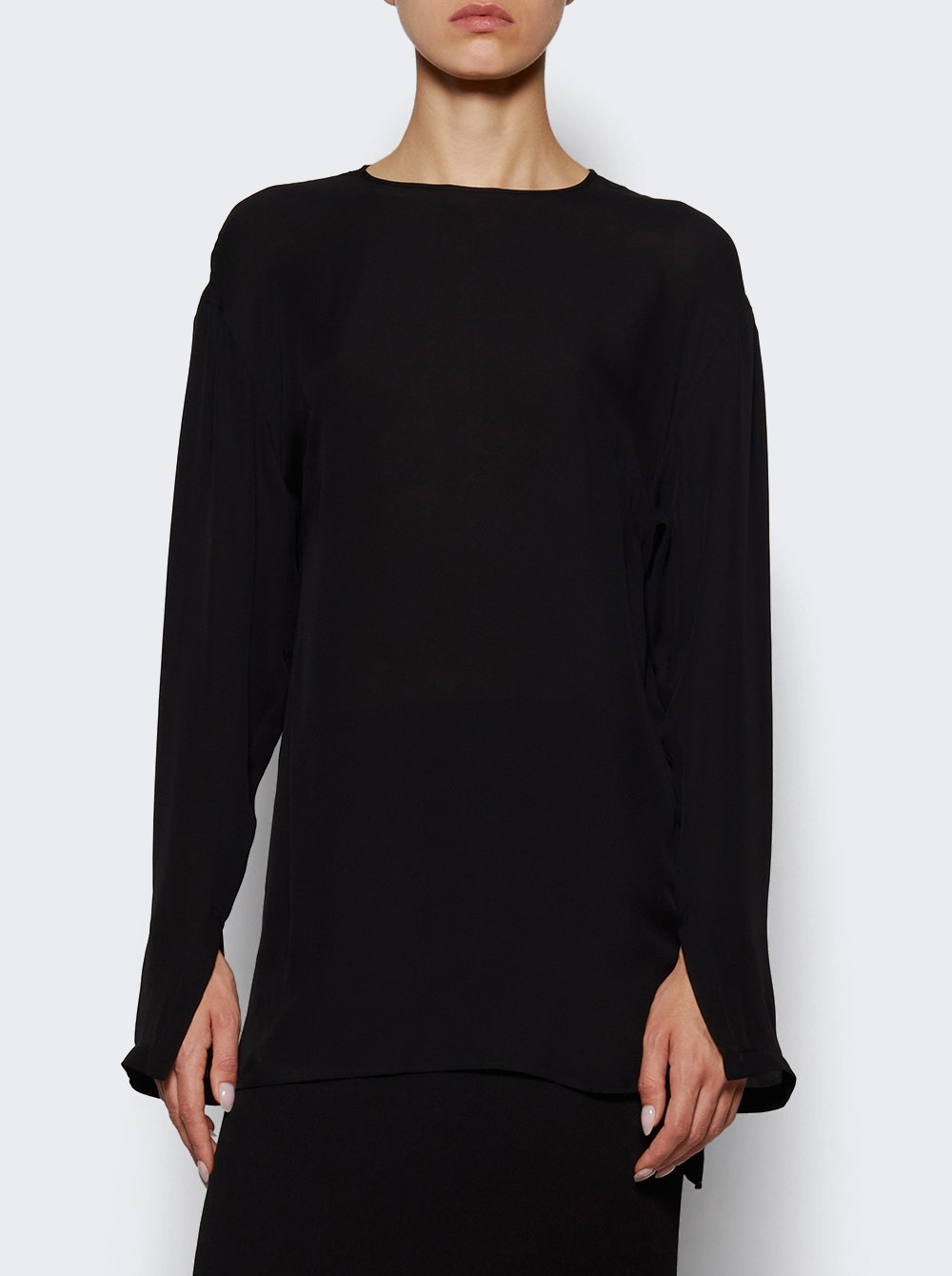 Sheer Blouse Black - 2