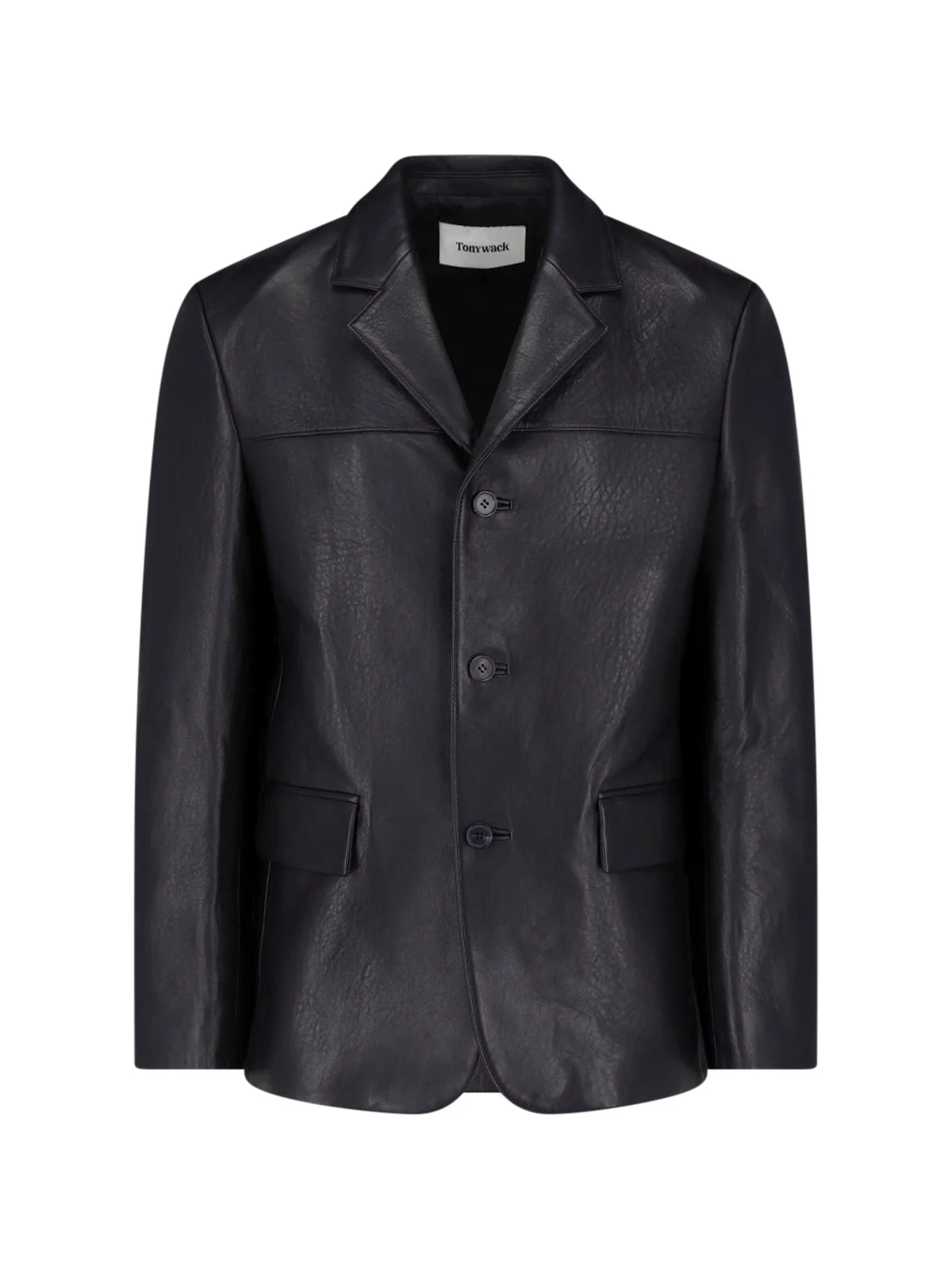 LAMBSKIN BUTTON JACKET - 1