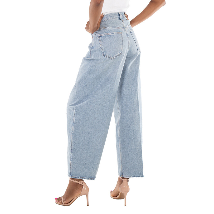 Agolde Ladies Exposure (Med Wsh Ind) Kristen Wide Leg Jeans - 4