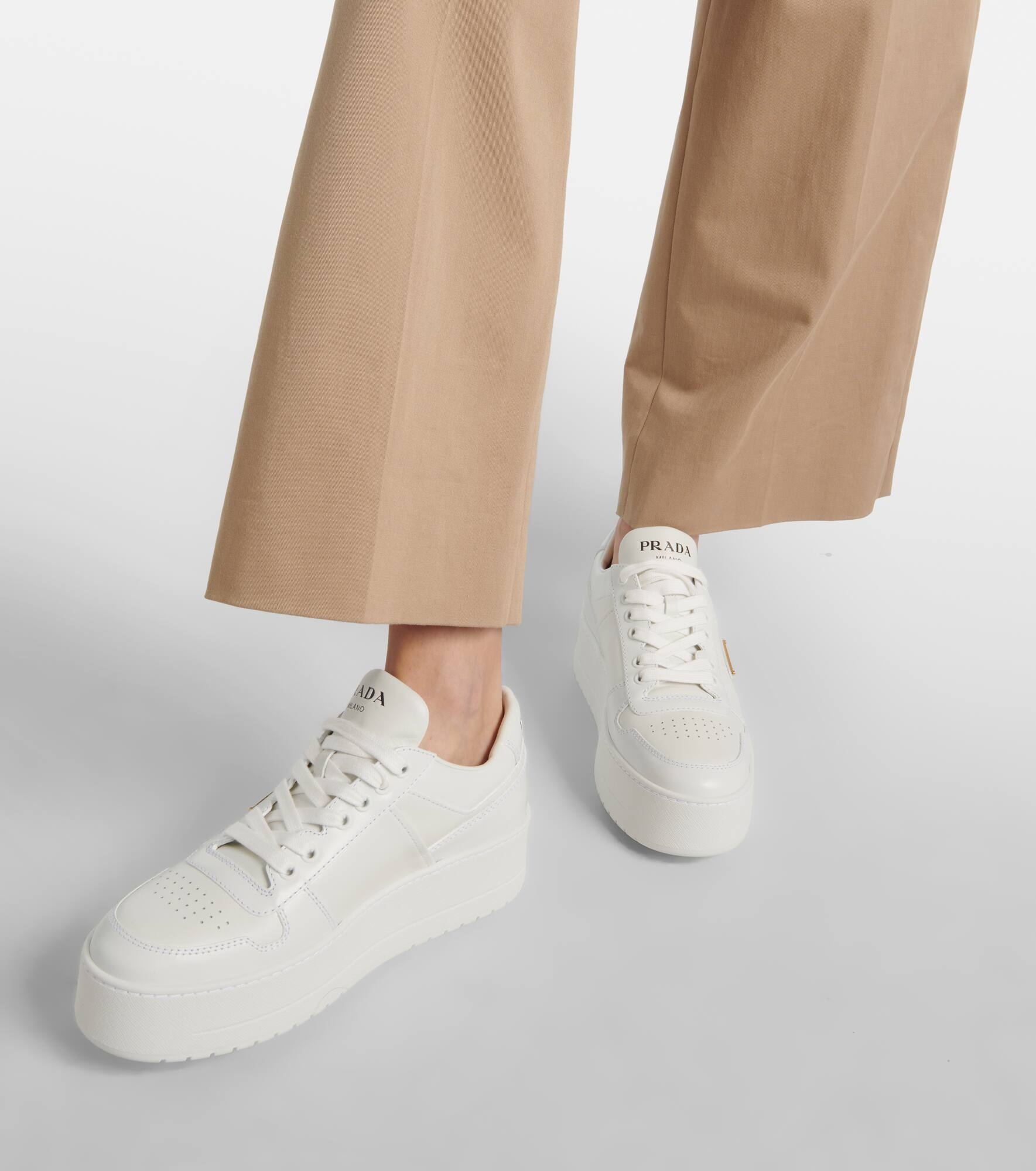 Downtown Bold leather platform sneakers - 4