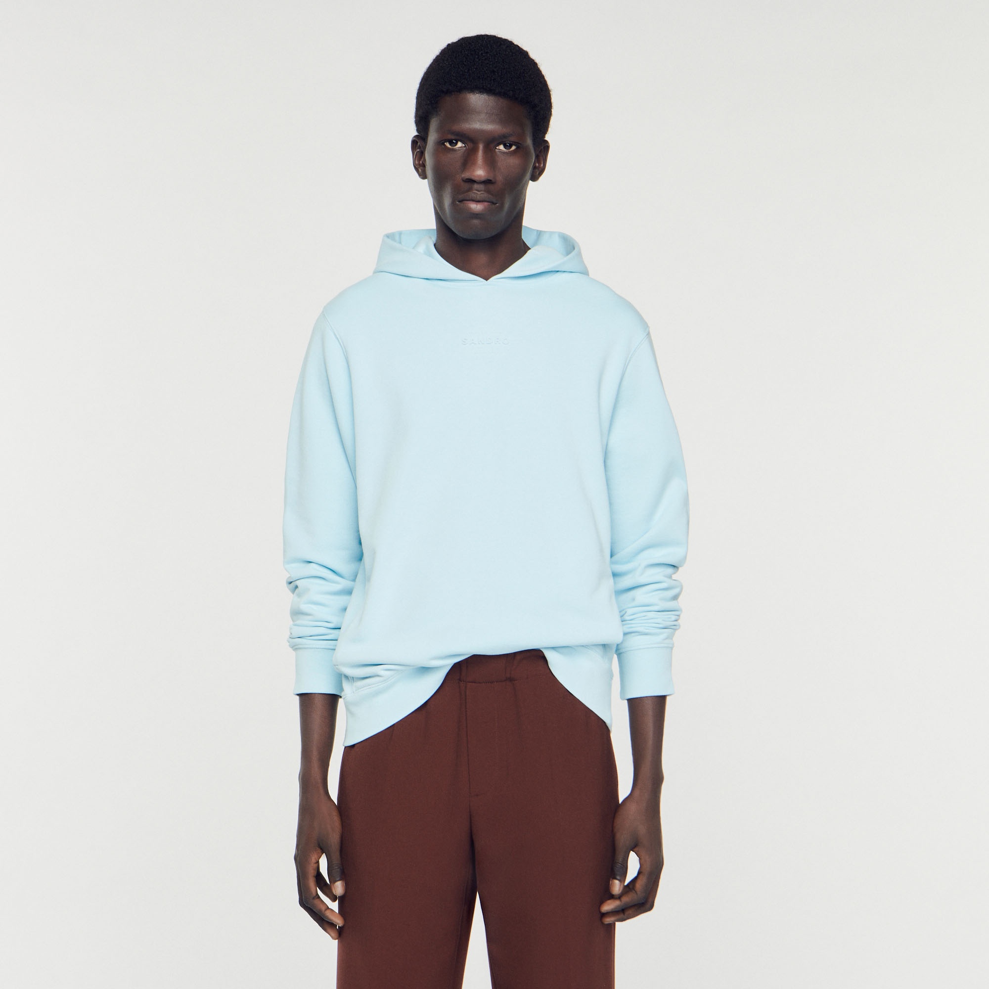 Hooded sweatshirt with rubber logo - 5