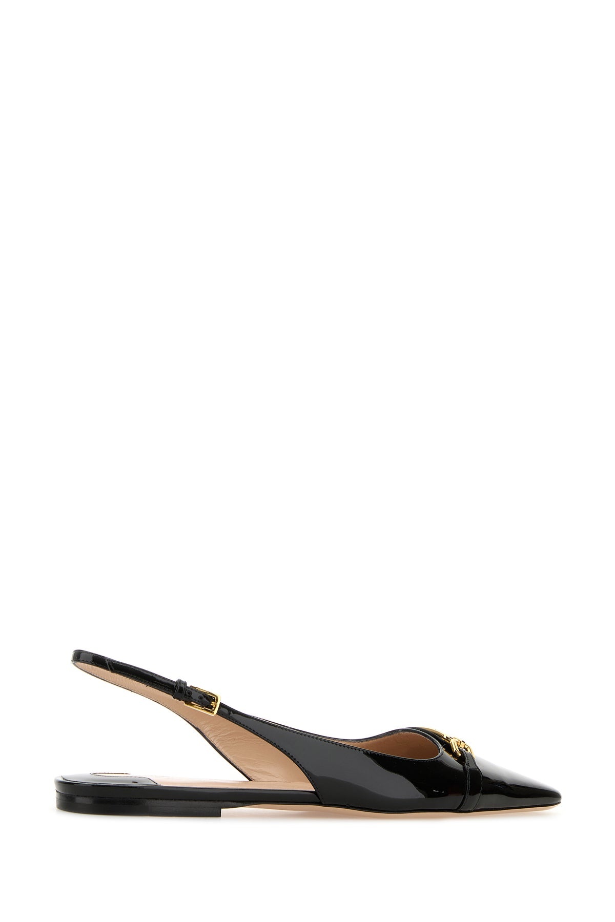 Black leather ballerinas - 3