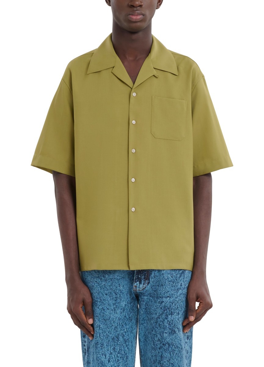 Tropical Wool Bowling Shirt - 2