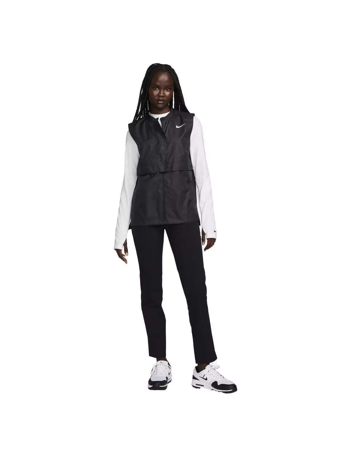Women's Tour Repel Golf Vest - Black - 7