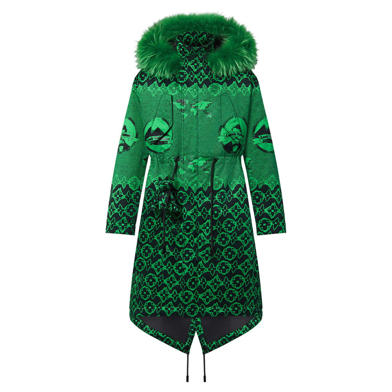 LV Wax Fishtail Parka 1