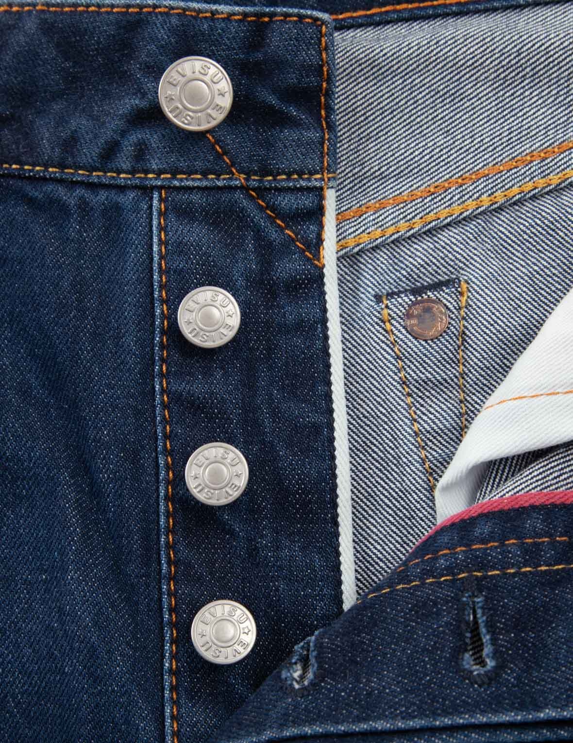 Seagull and Kamon Embossed Carrot Fit Jeans #2017 - 10