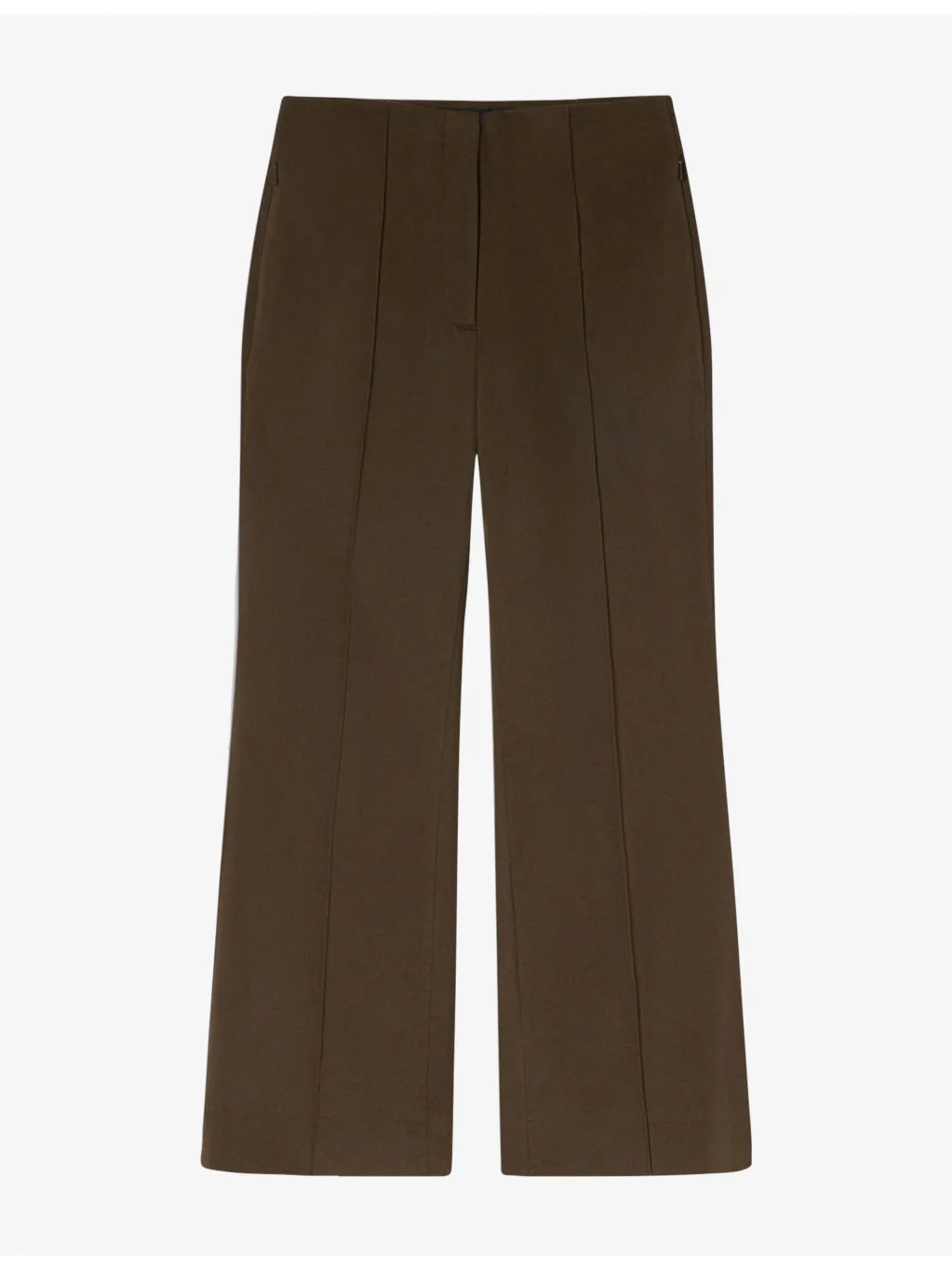 Pinktuck Kick-Flare Stretch Cotton-Blend Trousers - 1