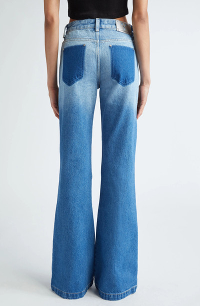 Dion Lee Faded Bootcut Jeans outlook
