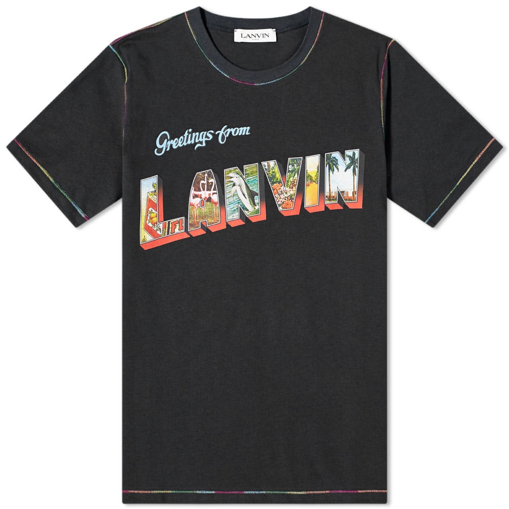 Lanvin Postcard Print Tee - 1