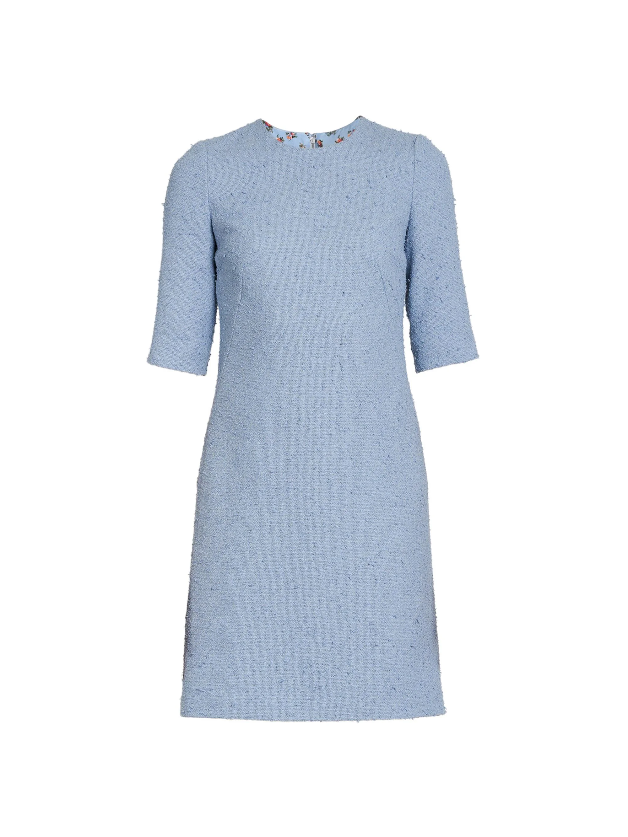 Women's Textured Cotton-Blend Minidress - Glicine Viola Chiari - 1