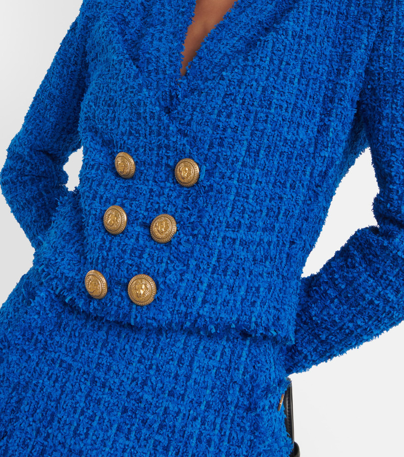 Cropped tweed blazer 5