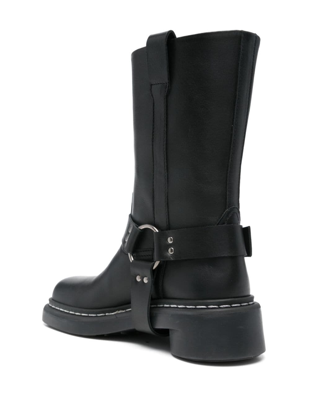 Crescent Moon-plaque boots - 3