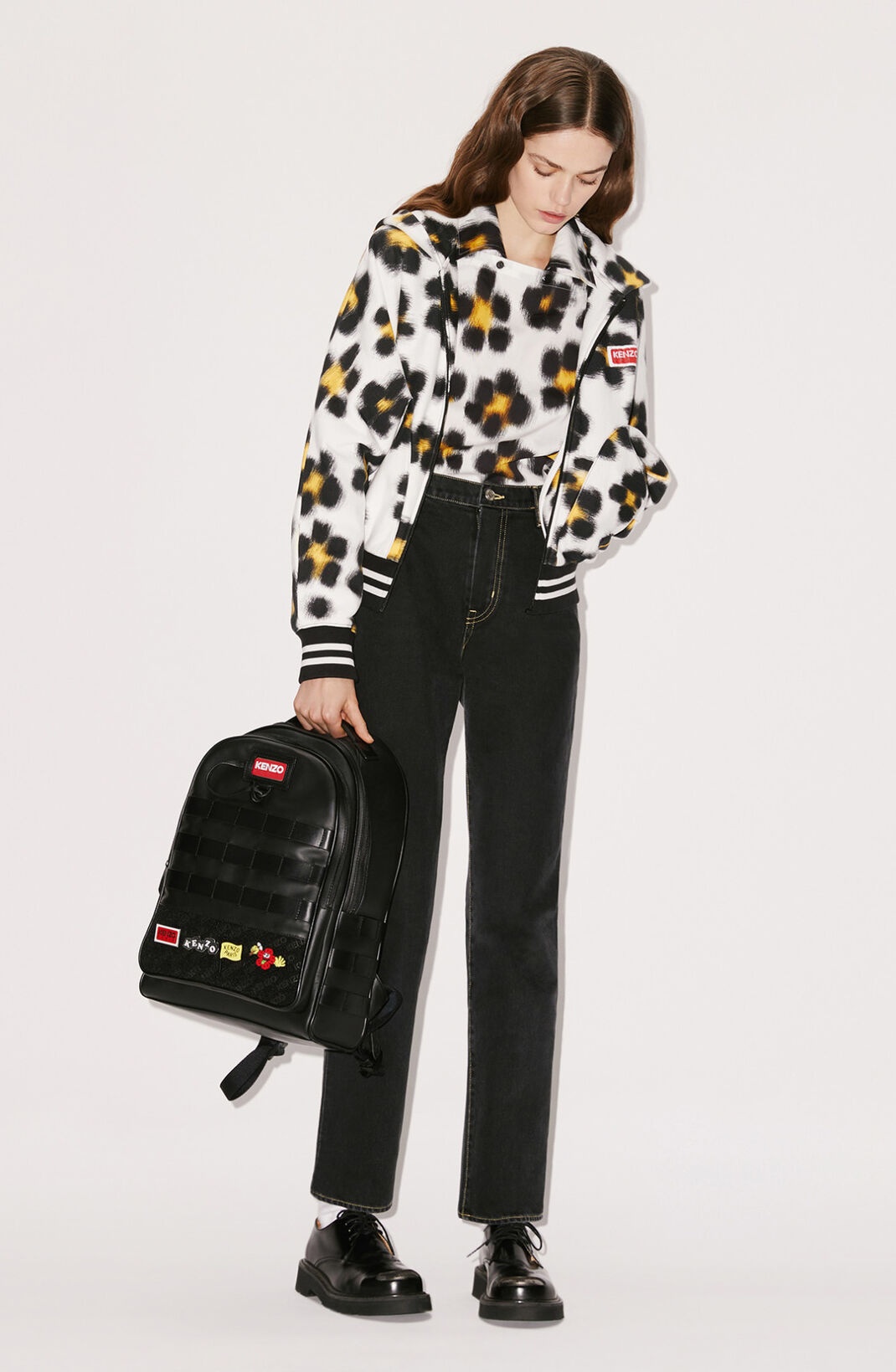 KENZO Jungle leather rucksack - 5