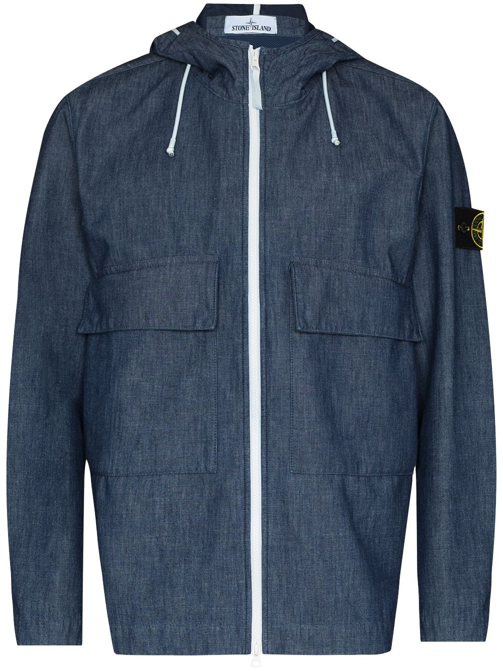 special chambray wash jacket - 1