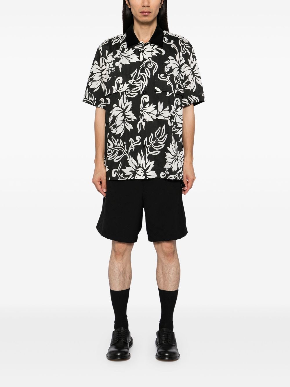 confetti-embroidered shorts - 2