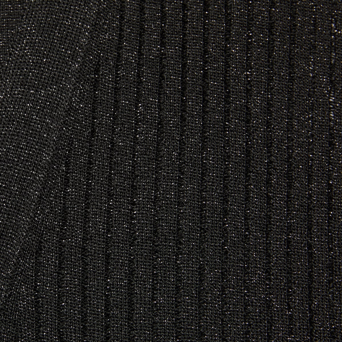 Rib stitch viscose lamé cardigan - 4