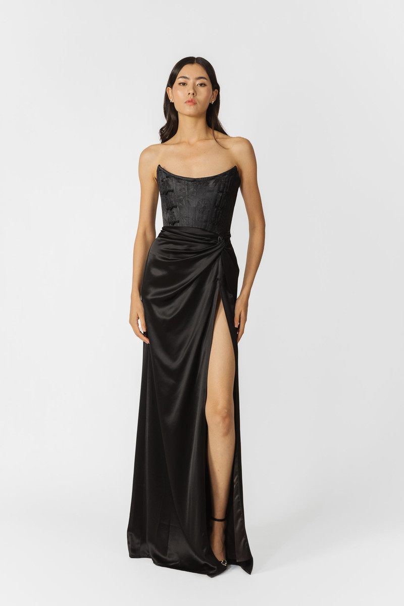SAU LEE JULIA JACQUARD GOWN outlook