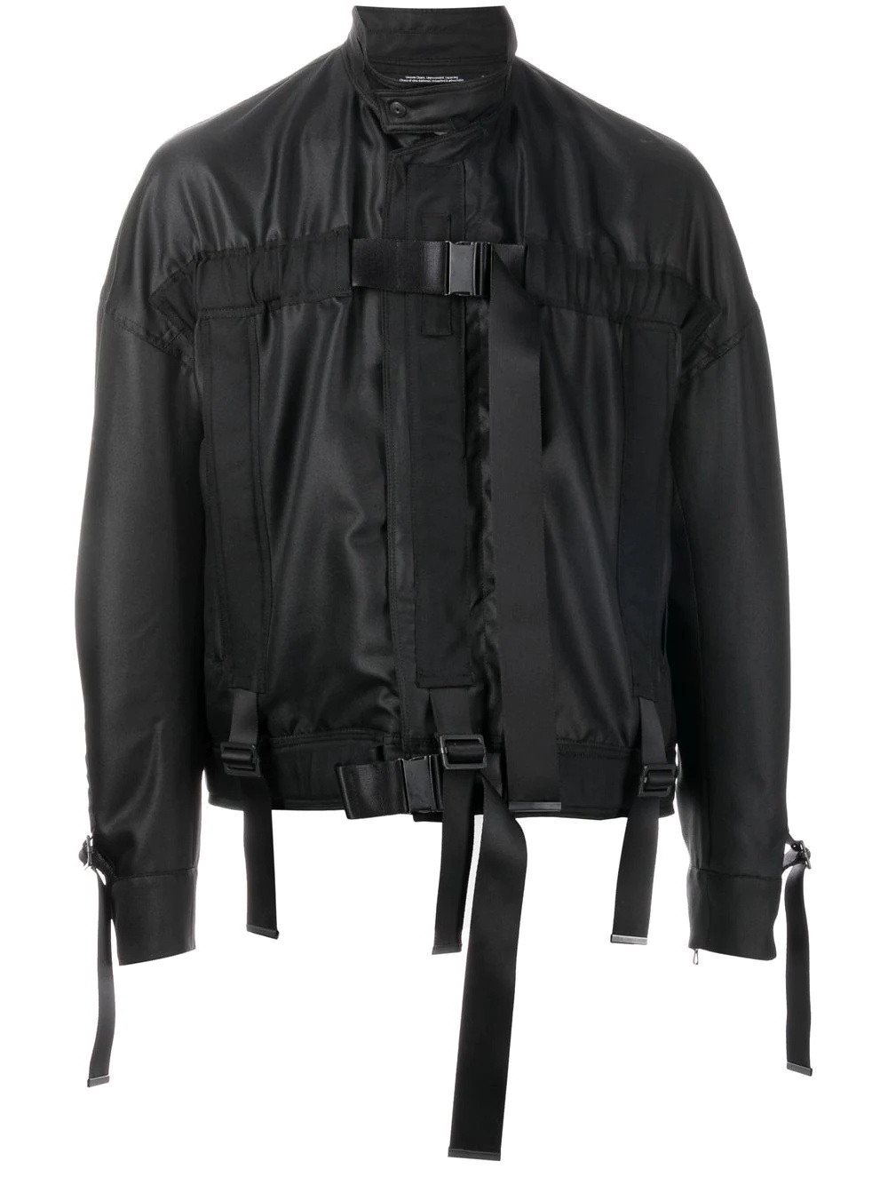 multi buckle-strap blouson - 1