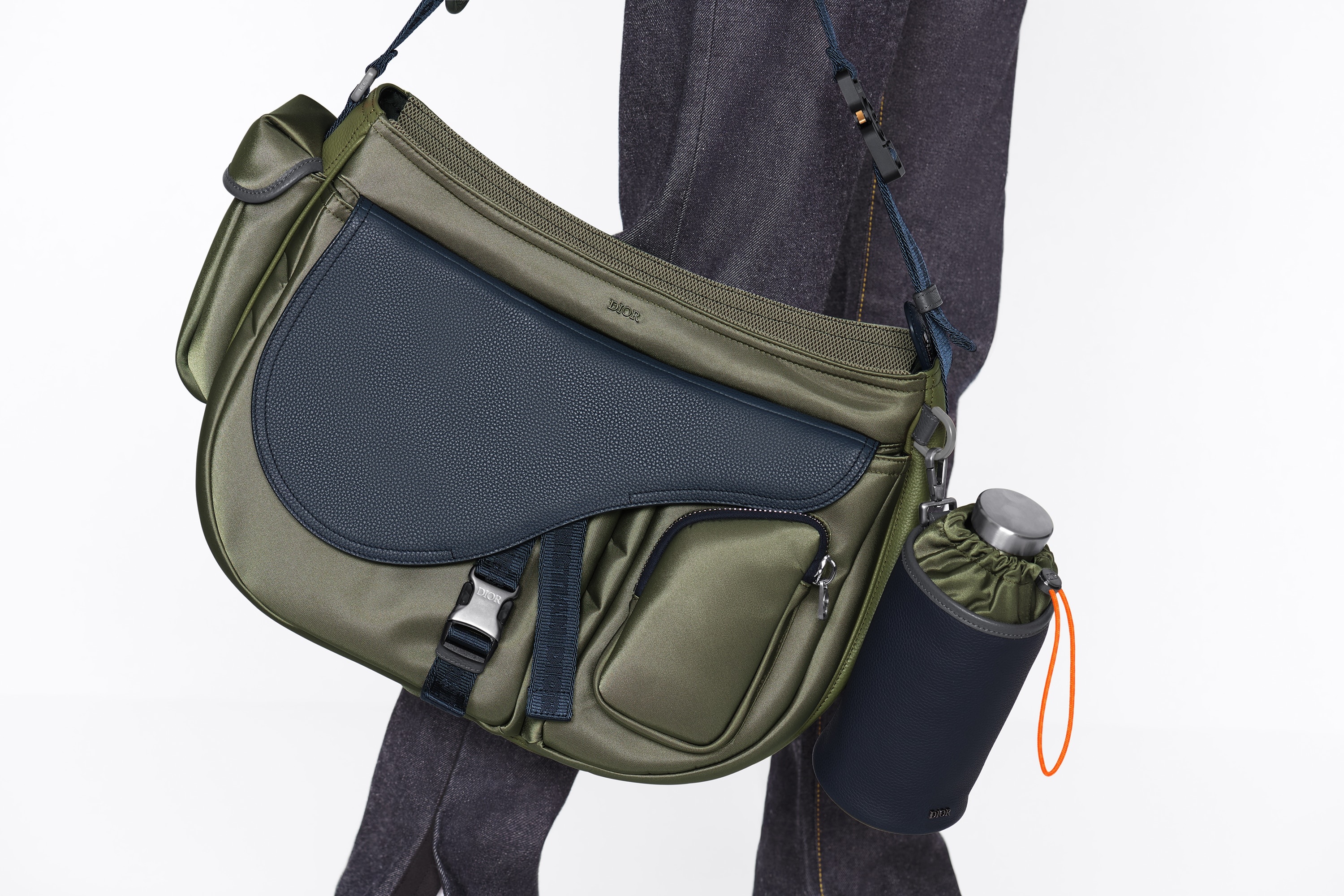 DIOR AND SACAI Saddle Soft Bag - 6