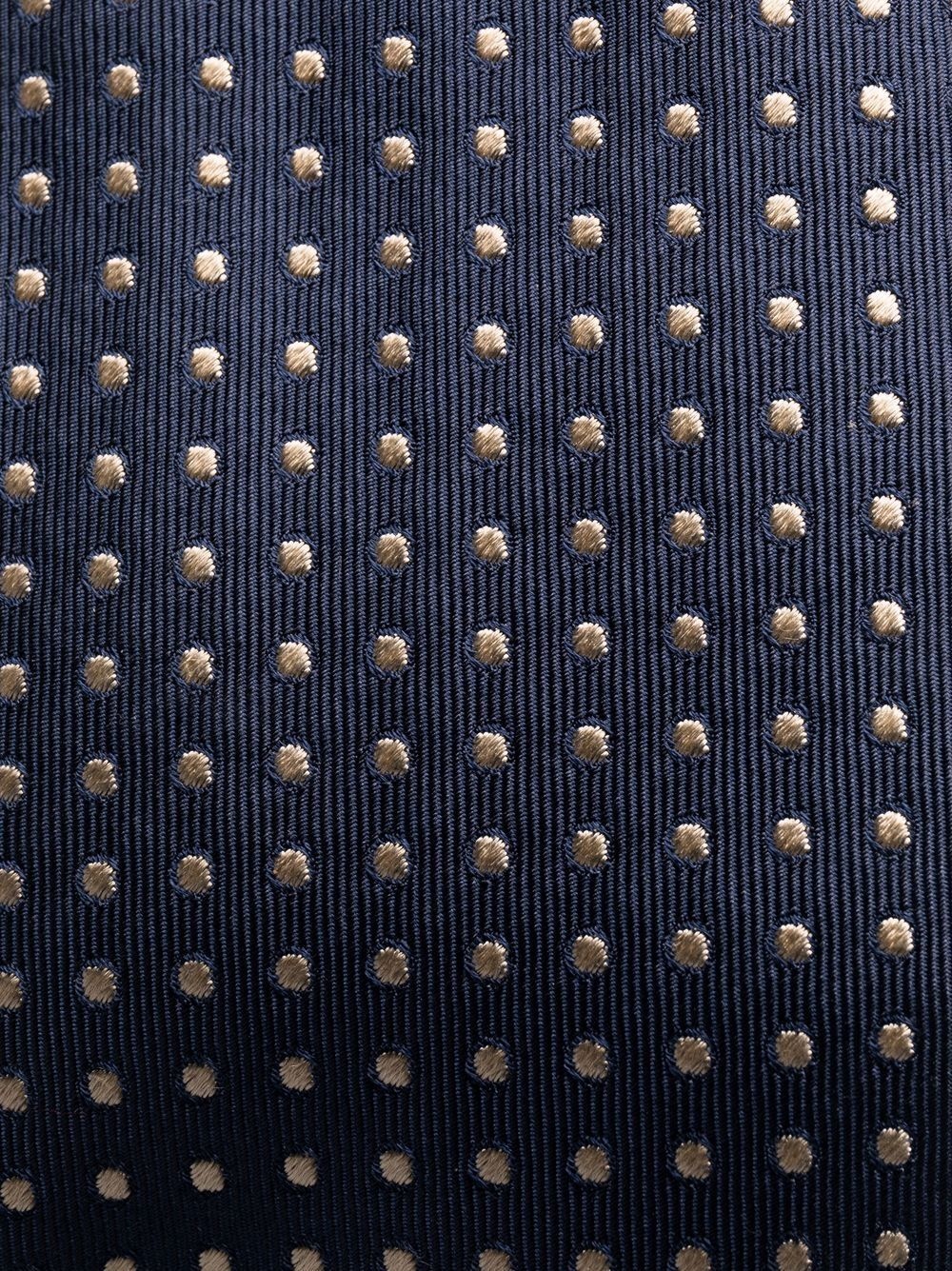 dotted jacquard silk tie - 2