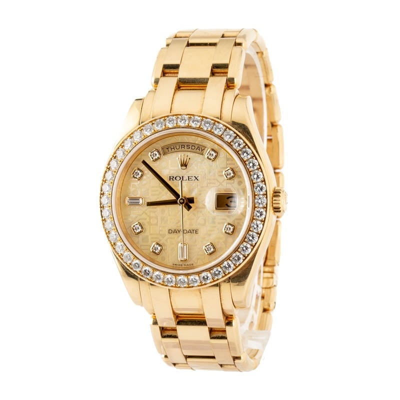 Rolex Day-Date Ref 18948 18k Yellow Gold Masterpiece - 2