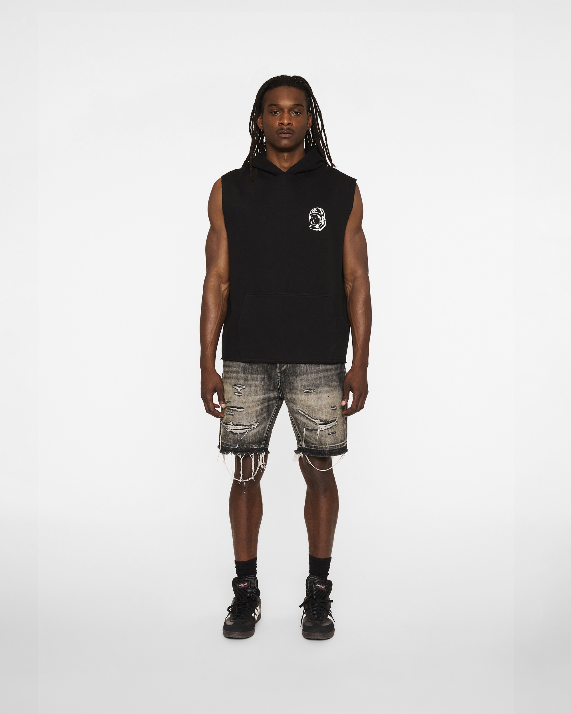 SPACE SLEEVELESS HOODIE - 3
