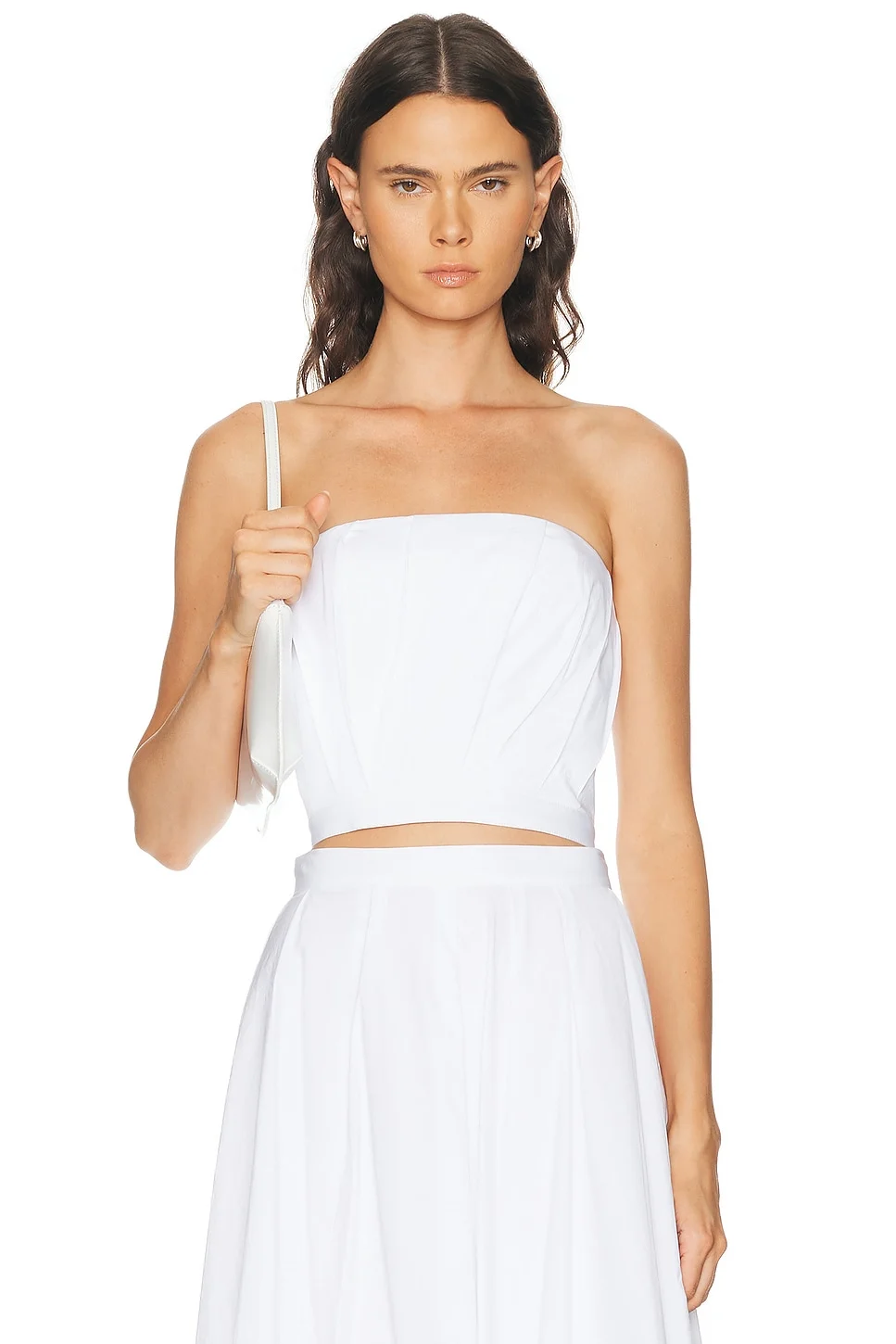 Pleated Bustier Top - 1