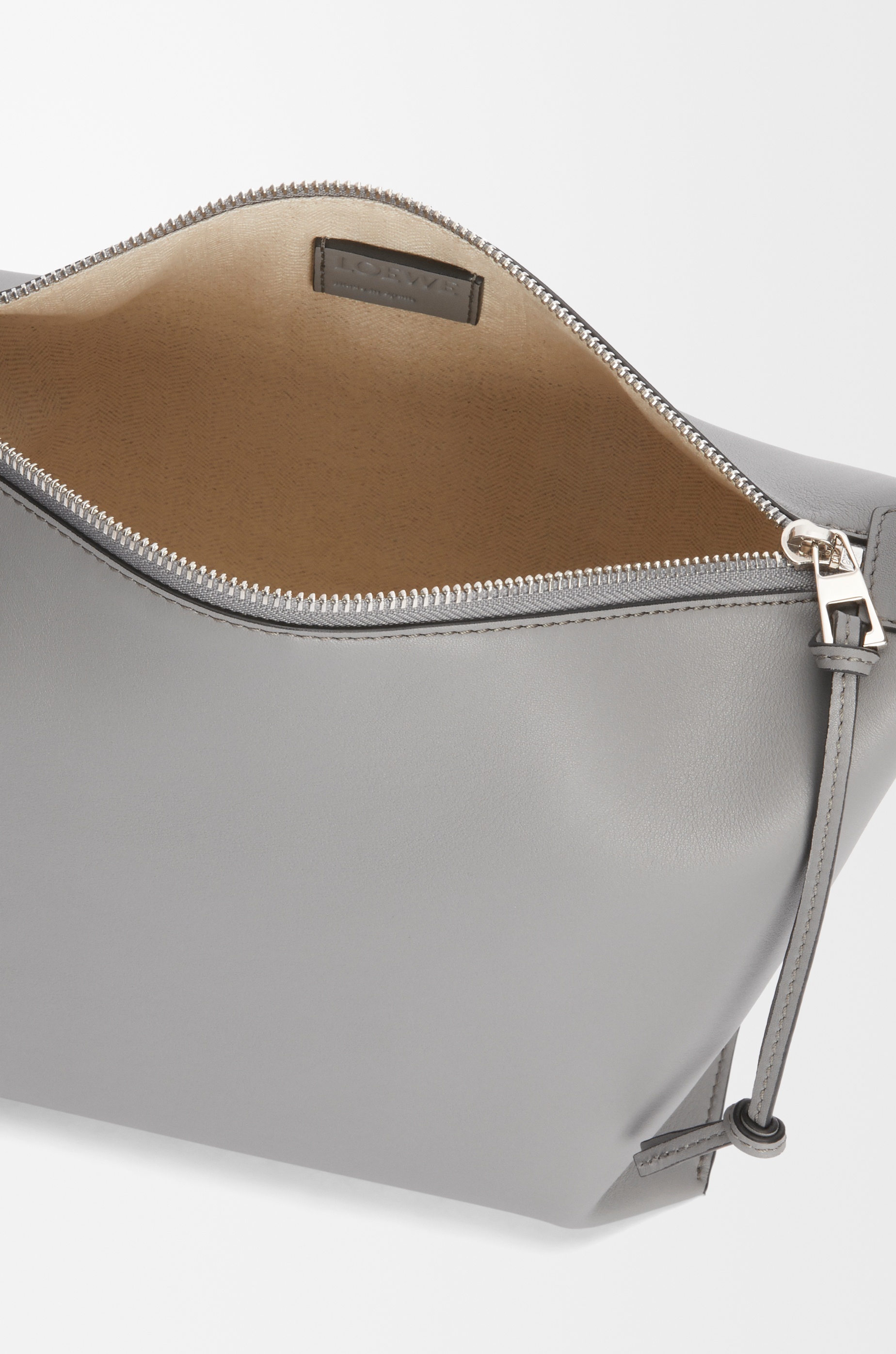 Small Cubi Crossbody bag in supple smooth calfskin and jacquard - 6