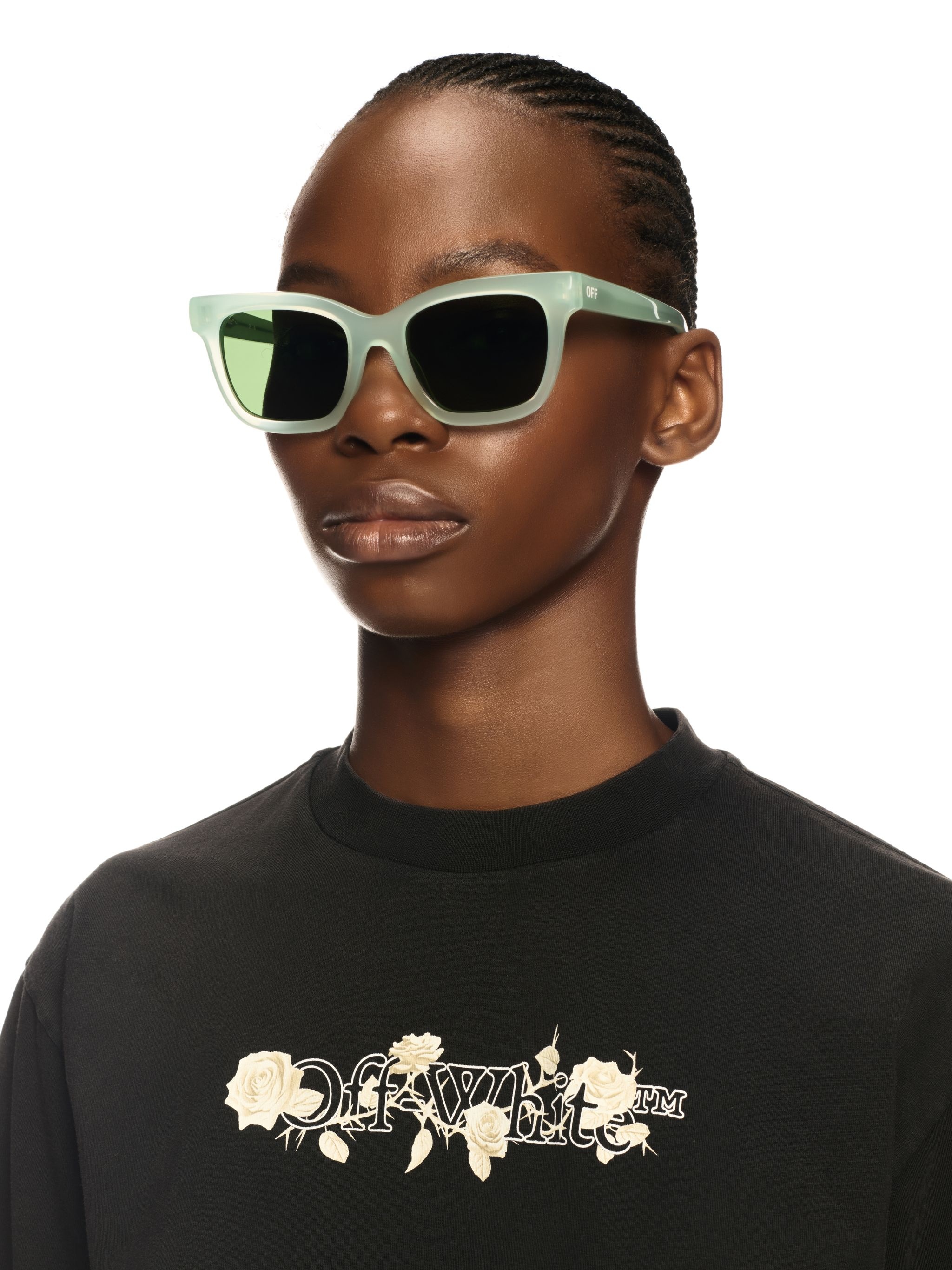 Black Bookish Roses Boxy T-shirt - 5