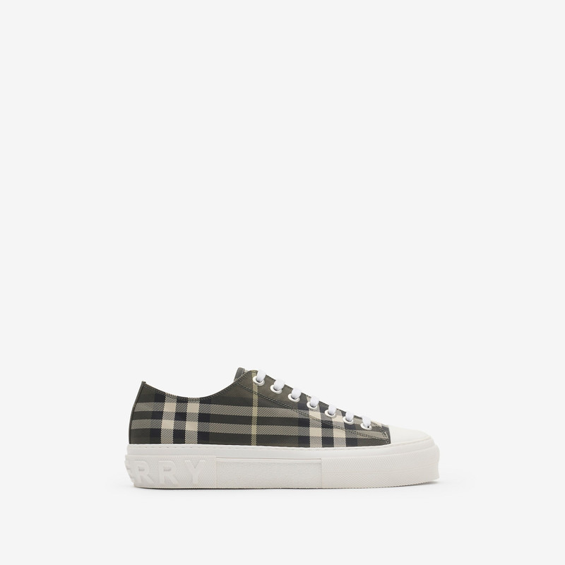 Check Nylon Blend Sneakers 1